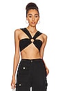 view 1 of 4 Odette O Ring Top in Black