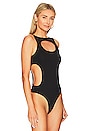 view 3 of 5 Mabelle Cut out Top in Black