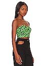 view 2 of 4 Kendra Sweetheart Corset in Green Multi