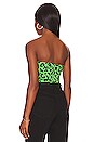 view 3 of 4 Kendra Sweetheart Corset in Green Multi