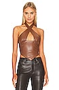view 1 of 4 Wren Halter Top in Brown