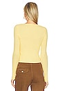 view 3 of 4 Sierra Knit Top in Yellow