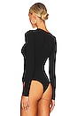 view 4 of 5 Aranza Ruched Bodysuit in Black