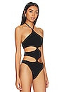 view 3 of 5 Callie Halter Bodysuit in Black