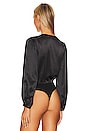 view 4 of 5 Tammie Deep V Bodysuit in Black