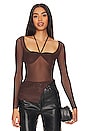 view 1 of 5 Shania Top in Brown