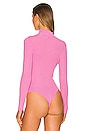 view 4 of 5 Victoria Square Neck Bodysuit in Pink