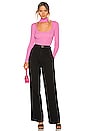 view 5 of 5 Victoria Square Neck Bodysuit in Pink