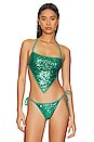 view 2 of 6 Aleka Bikini Top in Turquoise