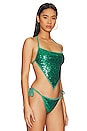view 3 of 6 Aleka Bikini Top in Turquoise