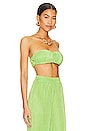 view 2 of 4 Alana Crop Top in Lime Green