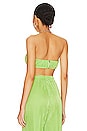 view 3 of 4 Alana Crop Top in Lime Green