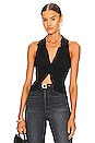view 1 of 4 Rina Ruched Top in Black
