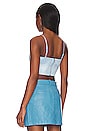 view 3 of 5 Janet Corset Top in Light Blue