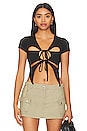 view 1 of 4 Neada Keyhole Top in Black