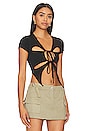 view 2 of 4 Neada Keyhole Top in Black