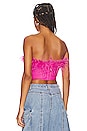 view 3 of 4 Ramona Bustier Top in Hot Pink