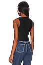 view 3 of 4 Kailee Crop Top in Black