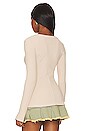 view 3 of 4 Sasha Button Top in Nude