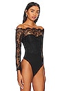 view 3 of 5 Rivka Off Shoulder Bodysuit in Black