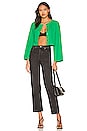 view 5 of 5 Mina Button Down Top in Green