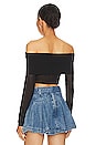 view 3 of 4 Camille Off Shoulder Top in Black