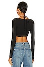 view 3 of 4 Ryker Crop Top in Black