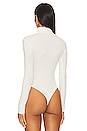 view 4 of 5 Edith High Neck Bodysuit in White