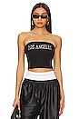 view 1 of 5 Los Angeles Cropped Tube Top in Black