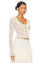 view 2 of 4 Lily Lace Top in Ivory