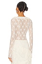 view 3 of 4 Lily Lace Top in Ivory