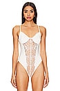 view 2 of 5 Jeannie Lace Bodysuit in White