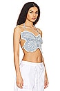 view 2 of 4 Analia Halter Top in Light Blue