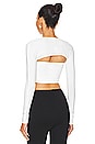 view 3 of 4 Dax Shrug Top in White