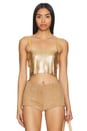 view 1 of 5 Karla Cut Out Top in Gold