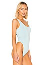 view 3 of 5 Allegra Tie Back Bodysuit in Light Blue