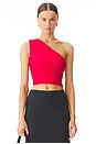 view 1 of 4 Cassandra Crop Top in Red