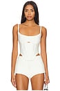 view 1 of 5 Gia Corset Top in White