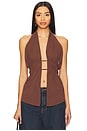 view 1 of 4 Wren Top in Brown