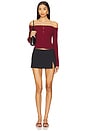 view 4 of 4 CALYPSO トップ in Oxblood