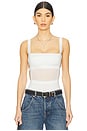view 1 of 5 Camille Strappy Back Bodysuit in White