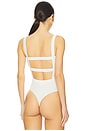 view 4 of 5 Camille Strappy Back Bodysuit in White