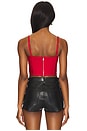 view 3 of 5 Gia Corset Top in Red