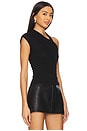 view 2 of 5 Agathe Top in Black