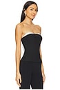 view 2 of 4 Anika Strapless Top in Black & White