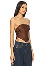 view 2 of 4 Cosima Top in Brown