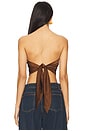 view 3 of 4 Cosima Top in Brown
