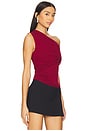 view 2 of 5 Alessia Top in Oxblood