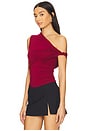 view 3 of 5 Alessia Top in Oxblood