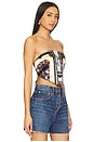 view 2 of 4 Sophia Bandana Top in Black Chain